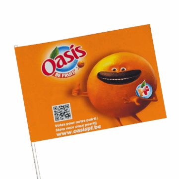 Papieren zwaaivlaggetjes